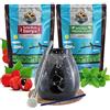 Cebador Set di yerba mate Rio Parana | Confezione da due di yerba mate | Calabash, bombilla e accessori | Tradizionale, energia con guarana | Yerba mate argentino | Caffeina naturale | 2x500g | 1kg
