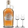 Marzadro DISTILLERIA MARZADRO CAMILLA LIQUORE DI CAMOMILLA IN GRAPPA 70 CL CON 2 BICCHIERI