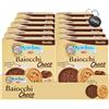CAIYA Mulino Bianco, Baiocchi Choco Biscotti al Cioccolato Box con 12 Confezioni da 144g + Portachiavi CAIYA®