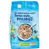 Sainsbury's Sainsbury Swiss Muesli No Aggiunto Zucchero o Sale 1kg - Una miscela di fiocchi di avena integrali e fiocchi di grano tostato maltato con uva sultana, siero di latte in polvere e noci.