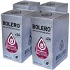 Generico SET 96 BOLERO DA 3 GRAMMI Raspberry Preparato istantaneo polvere solubile in bustine Sticks per Bevande con Stevia e Vitamina C e Senza Zucchero ideale per fitness e diete