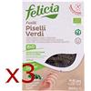 felicia 3x FELICIA FUSILLI PASTA CON FARINA DI PISELLI VERDI BIO SENZA GLUTINE VEGANA