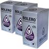 Generico SET 72 BOLERO DA 3 GRAMMI Blackcurrant Preparato istantaneo polvere solubile in bustine Sticks per Bevande con Stevia e Vitamina C e Senza Zucchero ideale per fitness e diete