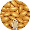 EinsSein Confetti di Mandorla Matrimonio Nobile Oro 500g | 125 pezzzo Confettata per Battesimo Comunione Cresima Nascita e Laurea | Decorazioni Bomboniere per Bimba Cuoricini