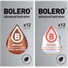 Generico SET 24 BOLERO bustine da 3 grammi 12 Ice Tea Peach Pesca + 12 Almond Mandorla Preparato istantaneo per Bevande con Stevia e Vitamina C e Senza Zucchero