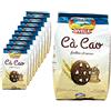 Divella Confezione da 10 Cà Cao frollini al cacao in confezione da 400 g Biscuits Chip Cookies Butter Biscotti con cacao e cristalli di zucchero impreziositi tradizionalmente italiani (dolciumi