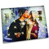 nessuna marca Calendario dell'avvento 2024 personalizzato con foto idea regalo natale 2024 bambini ragazzi amore fidanzati famiglia snack al cioccolato al latte cereali nocciola cioccolatini christmas buono regalo