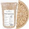 Kuchnia Zdrowia Fiocchi di grano saraceno chiari naturali - colazione sana e nutriente, ideali per yogurt e muesli, fonte di fibre e proteine | KUCHNIA ZDROWIA