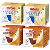 Generico Set 80 Capsule Ristora Compatibili con le Macchine ad uso domestico Nescafè®* Dolce Gusto®* 40 Cioccolato bianco 40 Cortado