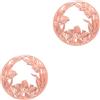 Hoement 2pezzi per Candela Portacandele Antivento per Compatibile Profumate e Bruciatori Colore Rosa