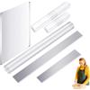 Generico Acrylic Stick Pressing Board - Acrylic Clay Plate | Clay Tool Set | Clays Roller Tool | 6 Pieces Clays Tools with Roller Sheet for Clây DIY Shaping Modelling Shaping Sculpting Craft