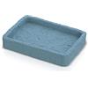 Inbagno Portasapone Turchese Cobalto Effetto Pietra da appoggio, in Resina (Portasapone)