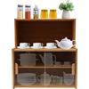 HarBin-Star Armadio da cucina, buffet, credenza in legno massello con guanti, armadietto nordico, armadietto da cucina, 55 x 28 x 61 cm (colore legno)