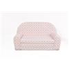 FORTISLINE W386 - Divano pieghevole per bambini, motivo a scelta (beige con cuori grigi/rosa)