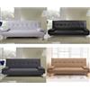 Bagno Italia Divano letto ecopelle BIANCO o NERO microfibra BEIGE o GRIGIO da cm 194 sofa per soggiorno moderno per 3 persone modello Sibilla I new10