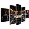 islandburner Immagine su tela di lusso auto sportive sala espositiva piena di auto prestigiose lucide immagini murali poster