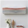 Morbuy 2 Pezzo Condizionatore Copertura, Marmo Motivo Aerea Custodia Protettiva Aria Condizionata Interni Coperture del Condizionatore d'Aria di Polvere (86x23x30cm,Rosa)