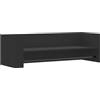vidaXL Scaffale a Parete Nero 100x35x30,5 cm in Legno Multistrato, mensola a cubo da parete, scaffale a parete, scaffale pensile, scaffale a muro