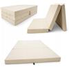 Odolplusz Materasso pieghevole, materasso per ospiti, da viaggio, 65 x 180 x 7 cm, beige