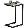 SoBuy Tavolino da Salotto, Tavolino da Divano 40x30x60 cm Nero & Grigio FBT44-HG