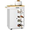 Xbro Mobile Bar con Ruote e Cassetto, Carrello Cucina Salvaspazio con Vassoio Rimovibile e Portabottiglie, Ideale per Watch Party, Aperitivi e Serate Calcio, 40x64x91 cm