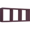 MODULARREDO | TRISTANO Mensola da Muro, Libreria Sospesa, Libreria da Parete, Scaffale da Parete, Viola Melanzana, 70x30 p15.5 cm - Made in Italy