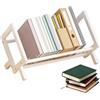 Nybhyjka Libreria da Scrivania - Organizzatore Portatile per Libri - Scaffale Inclinabile per Dormitorio