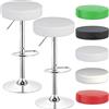 Beltom® 2 SGABELLI da Bar E Cucina con PENISOLA Regolabili in Altezza Sedia Girevole per PIZZERIE Pub RISTORANTI Hotel Soggiorno Ufficio - Modello Star - X2-Bianco