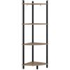 Vicco Libreria Bivio, Rovere dorato/antracite, 29 x 102.5 cm