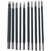 Holibanna 10 Pezzi Attrezzi per Intaglio in Acciaio al Tungsteno Kit Professionale per Incisione su Pietra e Scultura Utensili per Intagliare Stampe e Decorazioni Artigianali