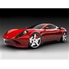 JuZi Pittura Diamante 5D Ferrari Adulti e Bambini Kit Pittura Diamante Strass Fai da Te Punto Croce Arte 30x40 cm Senza Cornice JuZi