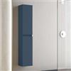 Liberoshopping Colonna sospesa in legno a due ante H160 cm CUBE (Blu Opaco)