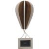 Keyhomestore Decorazione da Parete con Mongolfiera in Legno con Portafoto, Altezza cm 67, Ideale Come Decorazione per la casa, Ufficio, Hotel, ristoranti.