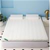 ZJIQOH Tappetino Da Letto Da Pavimento Pieghevole Spessore 5 Cm, Materassino Singolo Matrimoniale Portatile, per Tatami, Divano Letto, Campeggio, Dormitorio(White,70 x 200 x 5 cm)