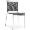 Connubia Set 2 Sedie Air CB93 Impilabile Struttura P95 mt. ACCIAIO SATINATO Sedile 450 Net STEEL