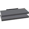 WOLTU Mensola da Parete, Mensola da Muro, Legno MDF, Set di 2, per Cucina, Bagno, Soggiorno, ECC RG9319dgr-2