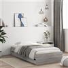 LAPOOH Struttura letto con cassetti grigio Sonoma 90 x 190 cm singola in legno ingegnerizzato, telaio letto, mobili per camera da letto per adulti, bambini, adolescenti - 3207327