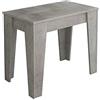 Arreditaly Consolle Allungabile Moderna Tavolo Estensibile Da 54 A 306 cm Con 6 Allunghe Ideale Per 14 posti Salvaspazio Guide In Metallo Design Per Soggiorno Salotto Cucina Ingresso Grigio Cemento