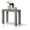 PAZZO DESIGN Tavolo Consolle Allungabile Adele, Grigio Cemento, Fino A 12 Posti, Cucina, Salvaspazio, Made in Italy, Da 45 A 300 Cm - id_1874