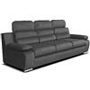Robin Inspire Amber Divano 3 Posti Con Funzione Letto Sofà Per Il Soggiorno Sofa Per La Camera Da Letto Divano Divani 238 x 96 x 95 cm Tessuto Kronos Antracite