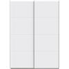AVANTI TRENDSTORE - Freddy 2 - Armadio con ante scorrevoli in legno truciolare, colore bianco. Dimensioni LAP ca. 150,1x210,5x61,2cm.
