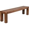 KADIMA DESIGN Panca in legno in legno massiccio panca sedile in legno 160 x 35 cm Sheesham Wood