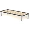 Materassimemory.eu - Rete Singola con doghe in faggio e Telaio in Ferro Misura 80x190 Altezza Rete 35cm - doghe Letto in faggio
