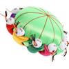 SHINEOFI Contenitore per Aghi a Forma di Bambola in Stoffa Porta Aghi per Cucito Puntaspilli Giapponese Design Creativo e Pratico per Appassionati di Cucito e Quilting Colore Casuale