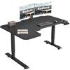 Radlove Desk, scrivania elettrica regolabile in altezza, con 4 controlli di memoria e tecnologia anticollisione (78 x 150 cm, Black)