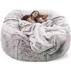 WXQY Puff Poltrona a Sacco Fodera per Pouf a Sacco da Esterno Puff Bean Bag Chair XXL Senza Imbottitura Gigante in Tessuto per Adulti Bambini, Pouf da Soggiorno, Grande Poltrona Copertura