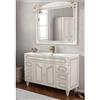 Bagno Italia Arredo Bagno 120cm mobile arte povera bianco decapè con specchio Mobili lavandino in ceramica I