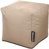 extroitaly Pouf Poggiapiedi STEP, Puff Poggiapiedi Divano quadrato, Imbottito in Tessuto Tecnico Resistente e Antistrappo, Comodo e Impermeabile, Made in Italy (45cm-) (Sabbia)