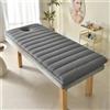 ZJIQOH Materasso Pieghevole Salone Di Bellezza In Memory Foam, Coprimaterasso Spesso Morbido con Foro Di Respirazione, Topper Traspirante per Spa(Gray,190 x 80 x 6 cm)
