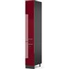 Vicco Armadio da farmacia Fame-Line, Bordeaux lucido, 30 cm, per la combinazione con altri moduli della serie Fame-Line